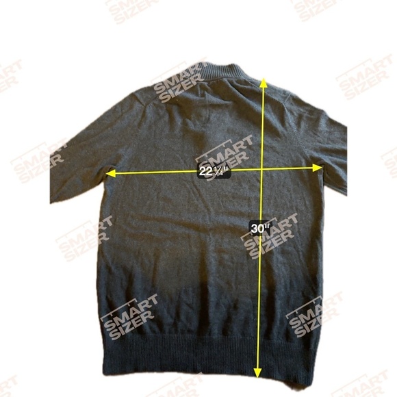 Eddie Bauer large tall cotton/cashmere blend gray sweater - Picture 7 of 9